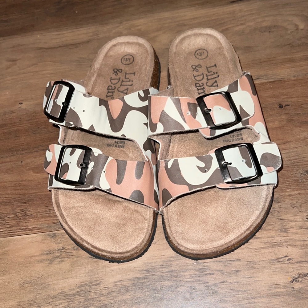 Lily & Dan cheetah sandals size 13/1